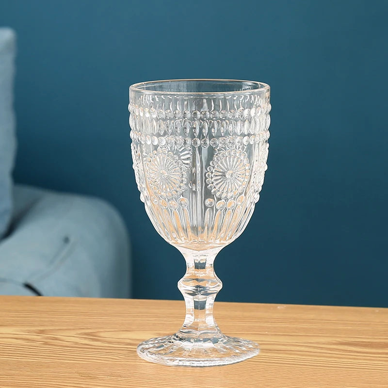 4pcs Set Champagne Cup Red Wine Glasses Luxury Sets Crystal Diamond Painting Brandy Goblet Vodka Mug Transparent Party Drinkware